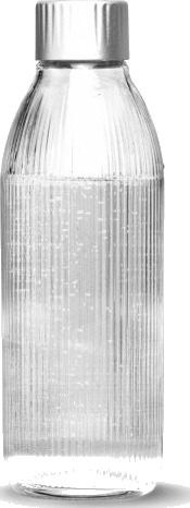 Mysoda Glassflaske 1L