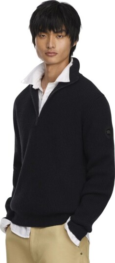 Canada Goose Mckinney 1/4 zip knit M sort herre