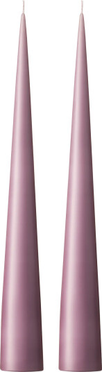 ester & erik ester & erik kjeglelys 37 cm 2 stk. matt Muted mauve 42