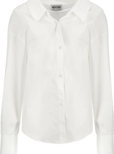 Moschino Dame Bluser & Skjorter Hvit L, Moschino Dame Bluser & Skjorter Hvit L,