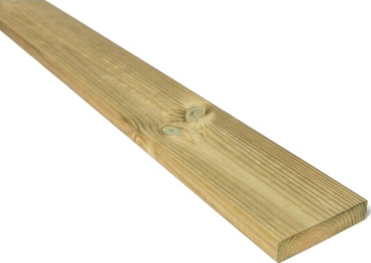 Standardsortiment Terrassebord cu impregnert furu 21x95 mm klasse 1 Standardsortiment Terrassebord cu impregnert furu 21x95 mm klasse 1