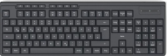 Hama WK-200 Tastatur Trådløs Black Hama WK-200 Tastatur Trådløs Black