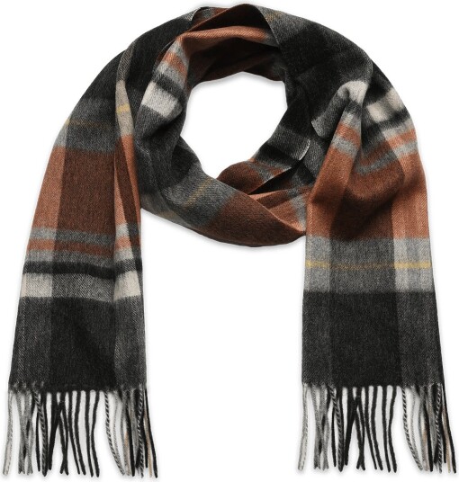 Portia 1924 Wool Scarf GREY One Size Portia 1924 Wool Scarf GREY One Size
