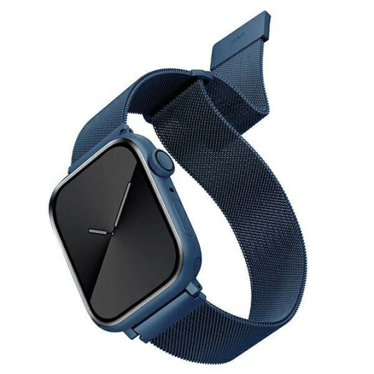 UNIQ Dante rem til Apple Watch 38/40/41mm Rustfritt stål Blå UNIQ Dante rem til Apple Watch 38/40/41mm Rustfritt stål Blå