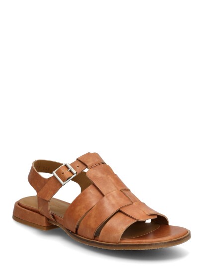ANGULUS Sandals - Flat  - Open Toe - Op - Brown - 38