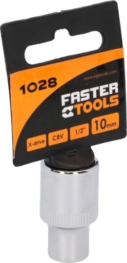 Faster Tools Sekskanttopp 1/2" 10 Stk One Size