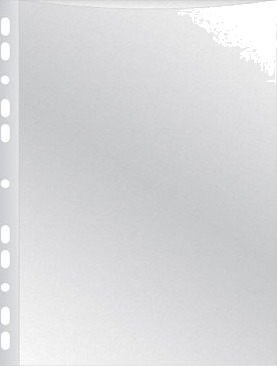 Q Connect Kf01955 Konvensjonell Filmappe A4 Gjennomsiktig Portrett 100 Lommer 100 Stykker