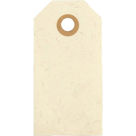 Diverse Manilaklistremerker størrelse 4x8 cm 250 g kremfarget 20 stk 1 pk