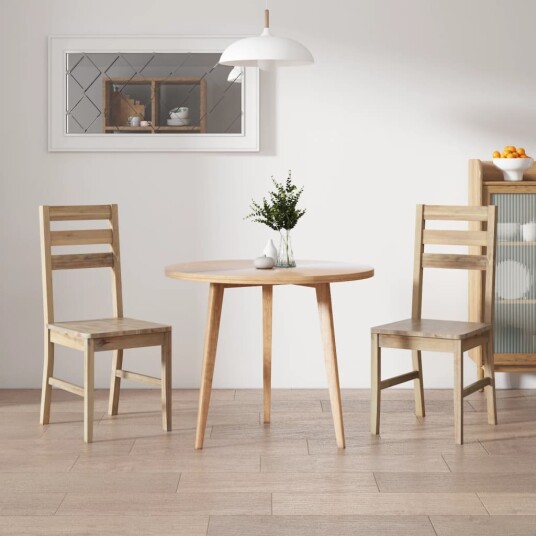 vidaXL Spisestoler 2 stk heltre akasie vidaXL Spisestoler 2 stk heltre akasie