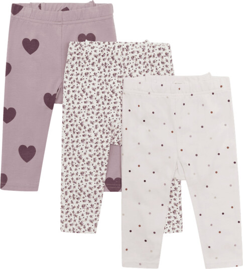 Hust & Claire Liva 3 pk leggings   Purple dove (56)   56