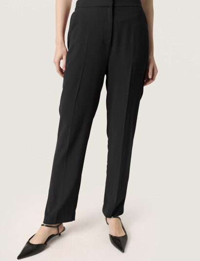 Soaked in Luxury Slshirley Suiting Pants - Black - XS
