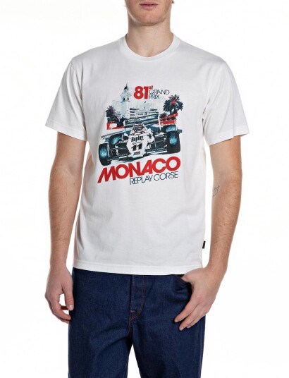 Replay T Shirt Regular White XL Replay T Shirt Regular White XL
