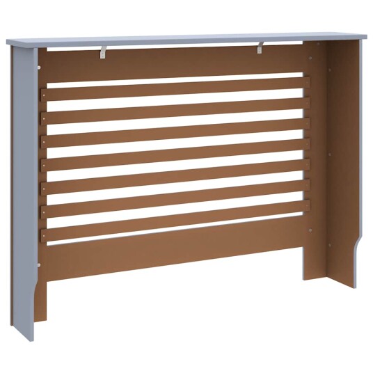 Radiatordeksel antrasitt 112x19x81,5 cm MDF