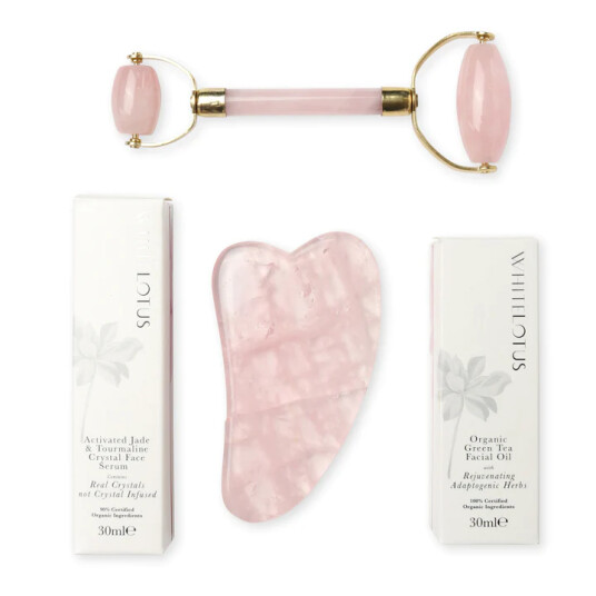Dermaspa White Lotus Rosenkvarts Krystall kit Dermaspa White Lotus Rosenkvarts Krystall kit