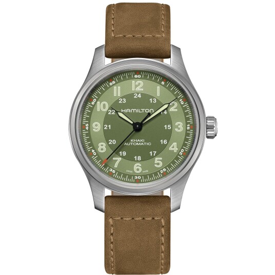 Hamilton Khaki Field Titanium Auto H70545560 - Herre - 42 mm - Analog - Automatisk - Safirglass
