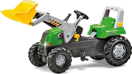 Rolly Toys rollyJunior: tråtraktor med frontlaster og justerbart sete