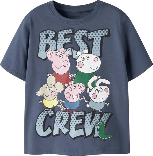 Name It Nmmjungel Peppa Ss Nreg Top Cplg Navy 110