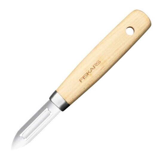 Fiskars   Folken skreller fast blad 17 cm tre/stål