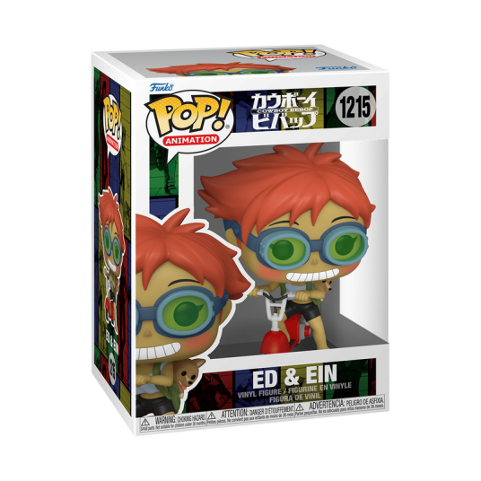 Cowboy Bebop Edward On Scooter W/ Ein Cowboy Bebop Edward On Scooter W/ Ein