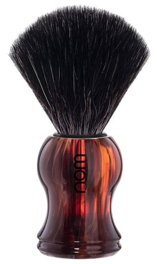 nom GUSTAV shaving brush Black Fibre Havanna nom GUSTAV shaving brush Black Fibre Havanna
