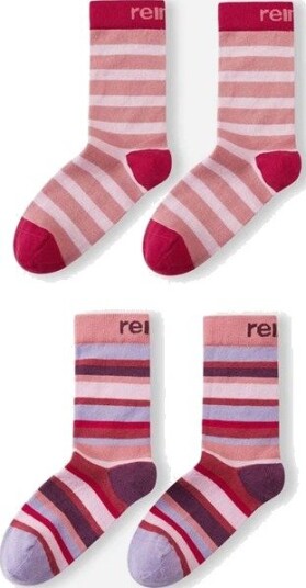 Reima Socks Parit 2 pack Rose Blush Reima Socks Parit 2 pack Rose Blush