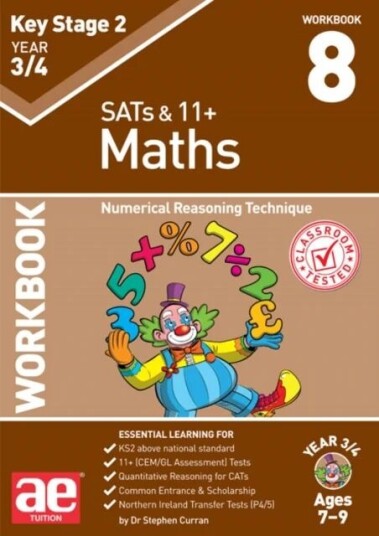 Ks2 Maths Year 3/4 Workbook 8 Av Dr Stephen C Curran, Katrina Mackay