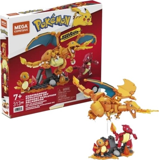 Mega Construx Pokemon Set Charmander Evolution Mega Construx Pokemon Set Charmander Evolution