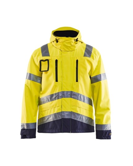 Blåkläder Skalljakke varsel Gul/marineblå 5XL