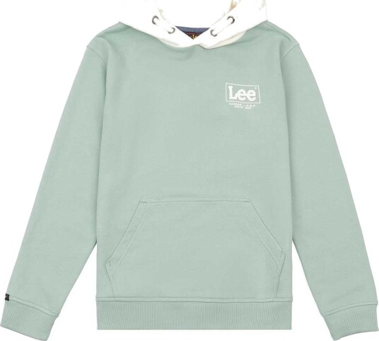 Lee Hettegenser   Superladet   Oversized   Blue Surf   Lee   8 9 år 128 134   Hettegenser   Grønn