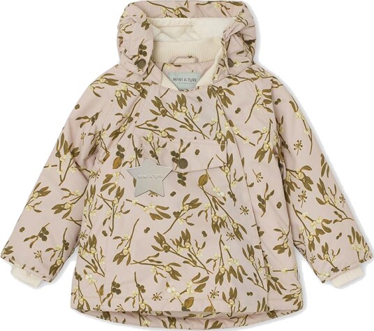 MINI A TURE Wang Vinterjakke Doeskind Sand 74 MINI A TURE Wang Vinterjakke Doeskind Sand 74