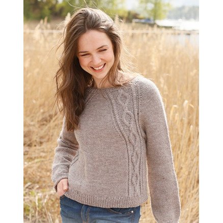 Autumn in the Air by DROPS Design Genser Strikkeoppskrift str S XXXL