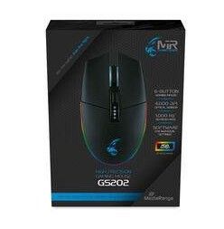 MediaRange kabelgebundene Gaming-Maus mit RGB-Effekt