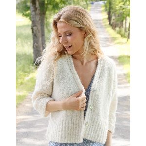 Soft Journey Cardigan by DROPS Design Cardigan Strikkeoppskrift str. Small Soft Journey Cardigan by DROPS Design Cardigan Strikkeoppskrift str. Small