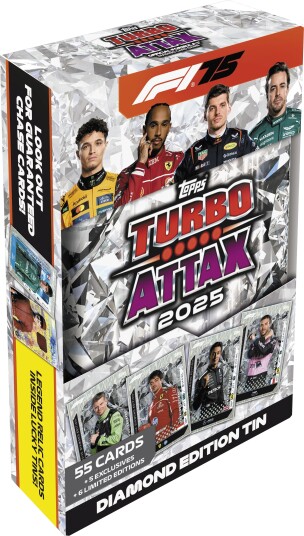 Topps Formula 1 Turbo Attax Mega Tin Diamond Samlekort