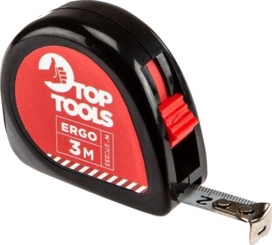Top Tools Målebånd 3 m X 12,5 mm, Stål