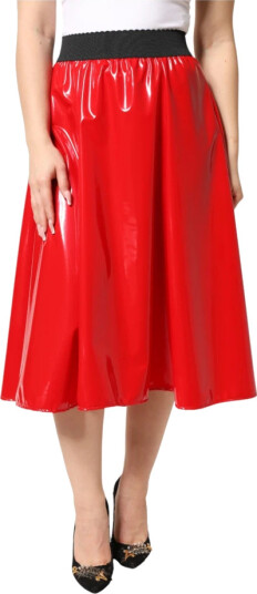 Dolce & Gabbana Dame Skjørt Rød S, Dolce & Gabbana Dame Skjørt Rød S,