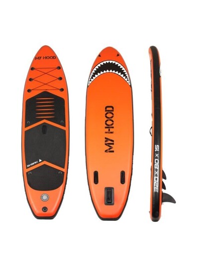 My Hood Sup Board Shark   Orange