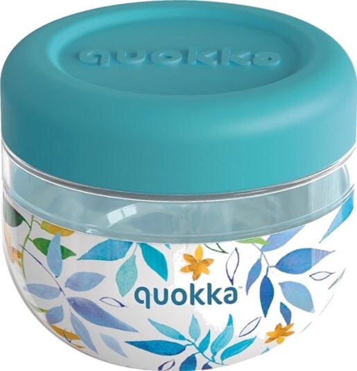 Quokka Bubble Food Jar Matbeholder/Lunsjboks 500 Ml Watercolor Leaves