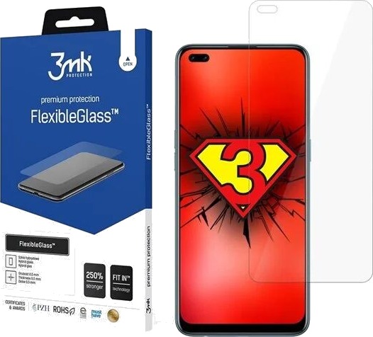 3mk FlexibleGlass hybrid glass on Oppo Reno 4 Lite