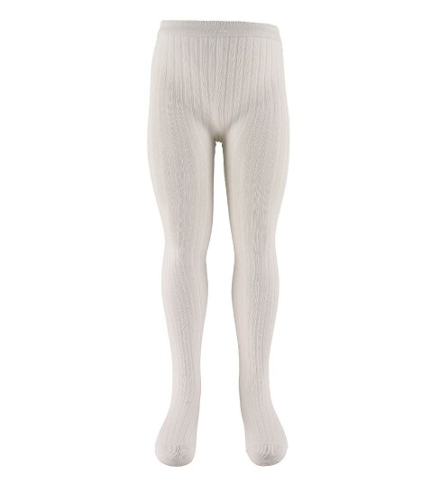 MP 130 Cotton Rib Tights 01 White 7 8 år/130 MP 130 Cotton Rib Tights 01 White 7 8 år/130