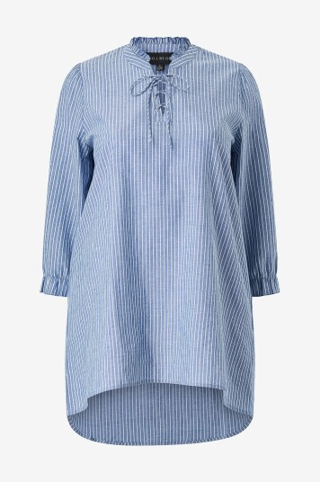 NO. 1 BY OX   Tunika Flair Ties And 3/4 Flair Sleeves   Blå