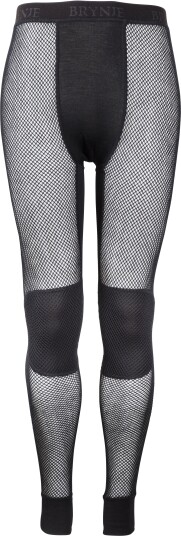 Brynje Unisex Wool Thermo Longs with Inlay Black 3XL