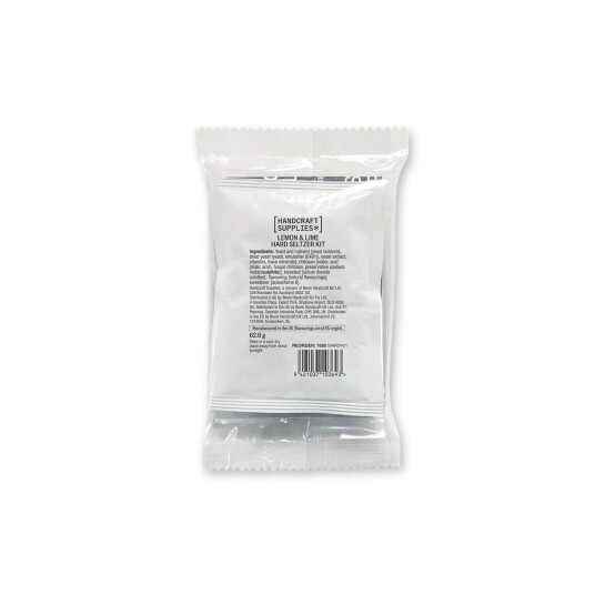 Handcraft Supplies Hard Seltzer Pack   Lemon & Lime Ingredienser til 19 liter Hard Seltzer