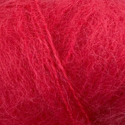 Permin Bella Mohair Garn 62 Mørk Korall