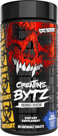 Mutant Creatine Bytz Chewables 80 tyggetabletter Tang Blue Razz Mutant Creatine Bytz Chewables 80 tyggetabletter Tang Blue Razz