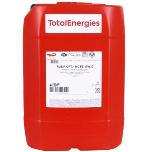 Motorolje TOTAL 10W30 RUBIA OPTIMA 1100 FE 20L