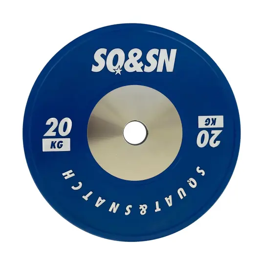 SQ&SN Competition Bumper Plate 20 kg Blue SQ&SN Competition Bumper Plate 20 kg Blue