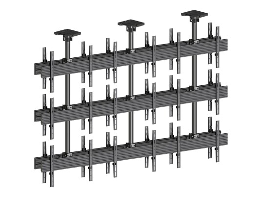 Multibrackets M Ceiling Mount Pro MBC3X3U2 monteringssett - for 18 LCD-skjermer - svart