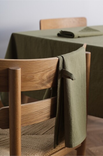 Jotex Kjøkkenhåndkle Linmiks 2pakke Olivengrønn LINUS 216267206136