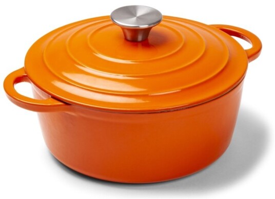 Orrefors Jernverk gjutjärnsgryta 5 liter orange